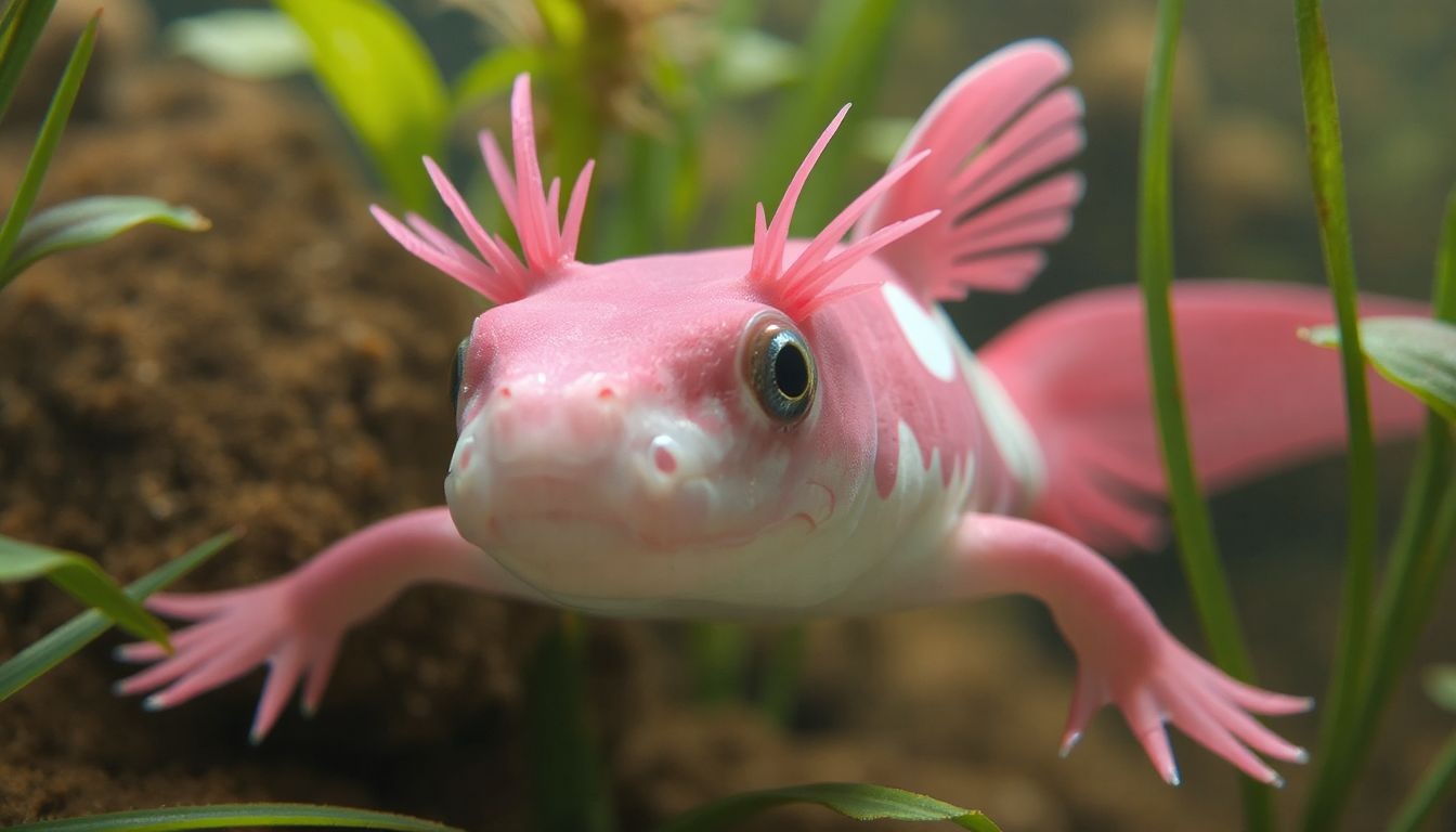 Az axolotl képes teljes végtagbőr- és szervregenerációra.