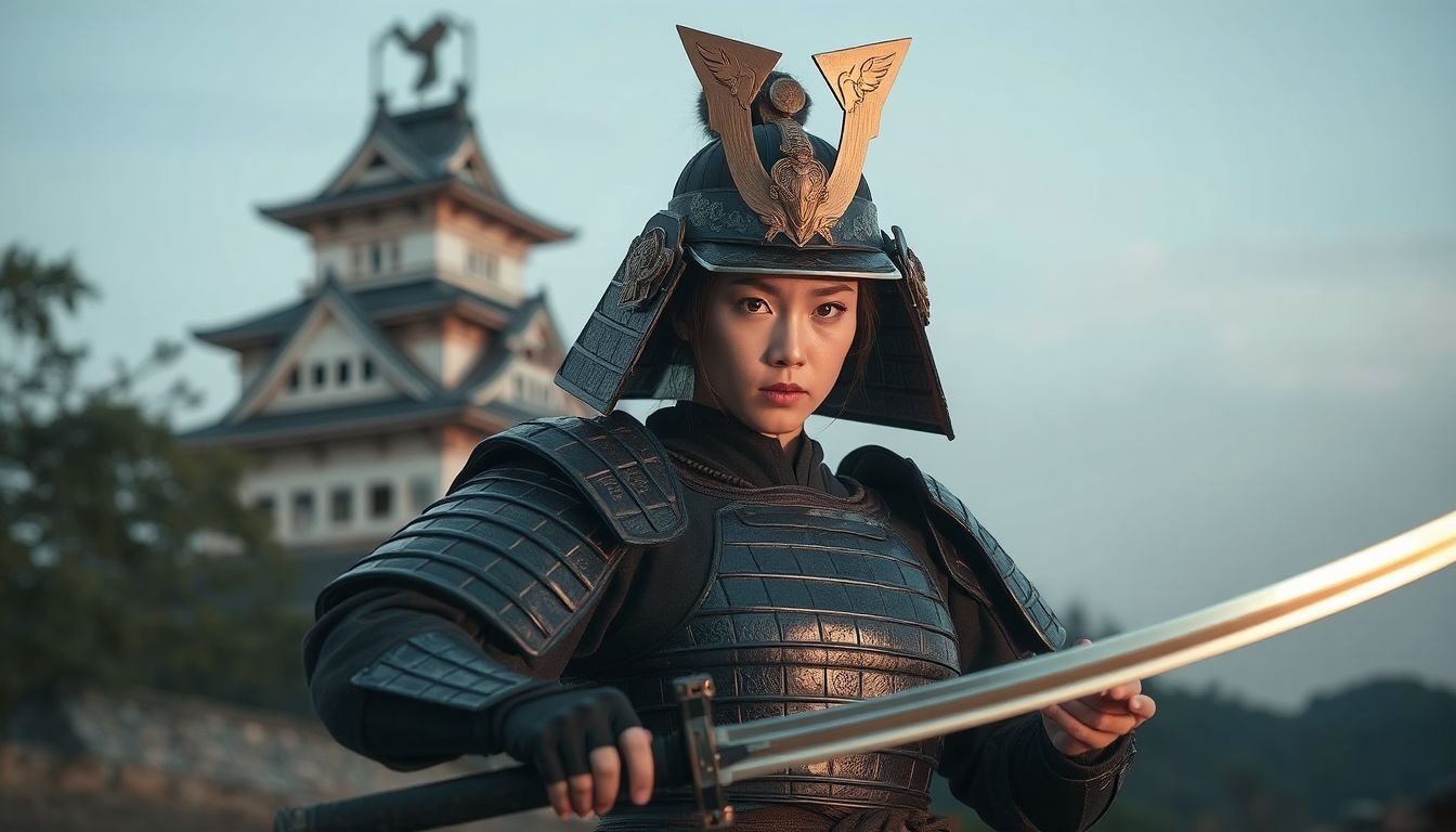 Az onna-bugeisha bátor harcosnők, akik családjukat védték.