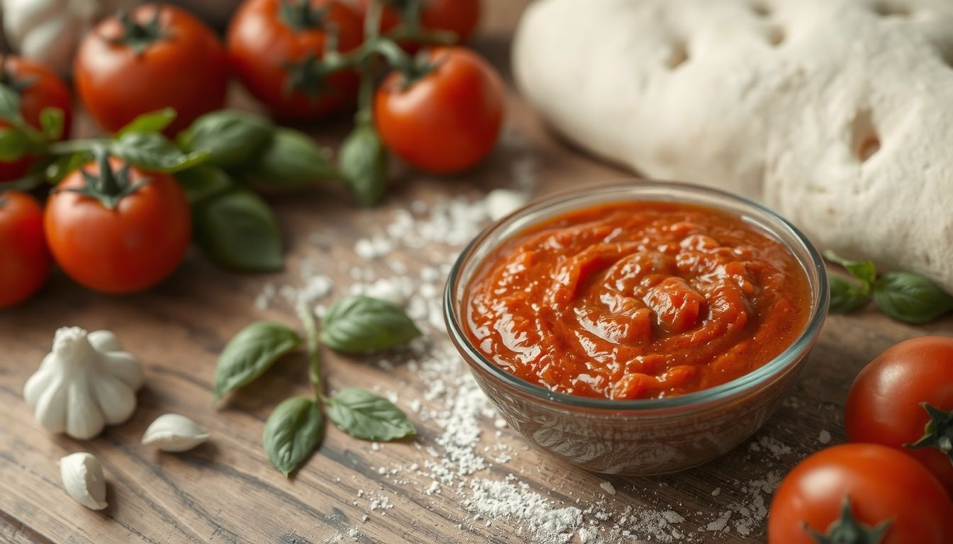 A házi pizzaszósz íze a friss tésztával lesz tökéletes.