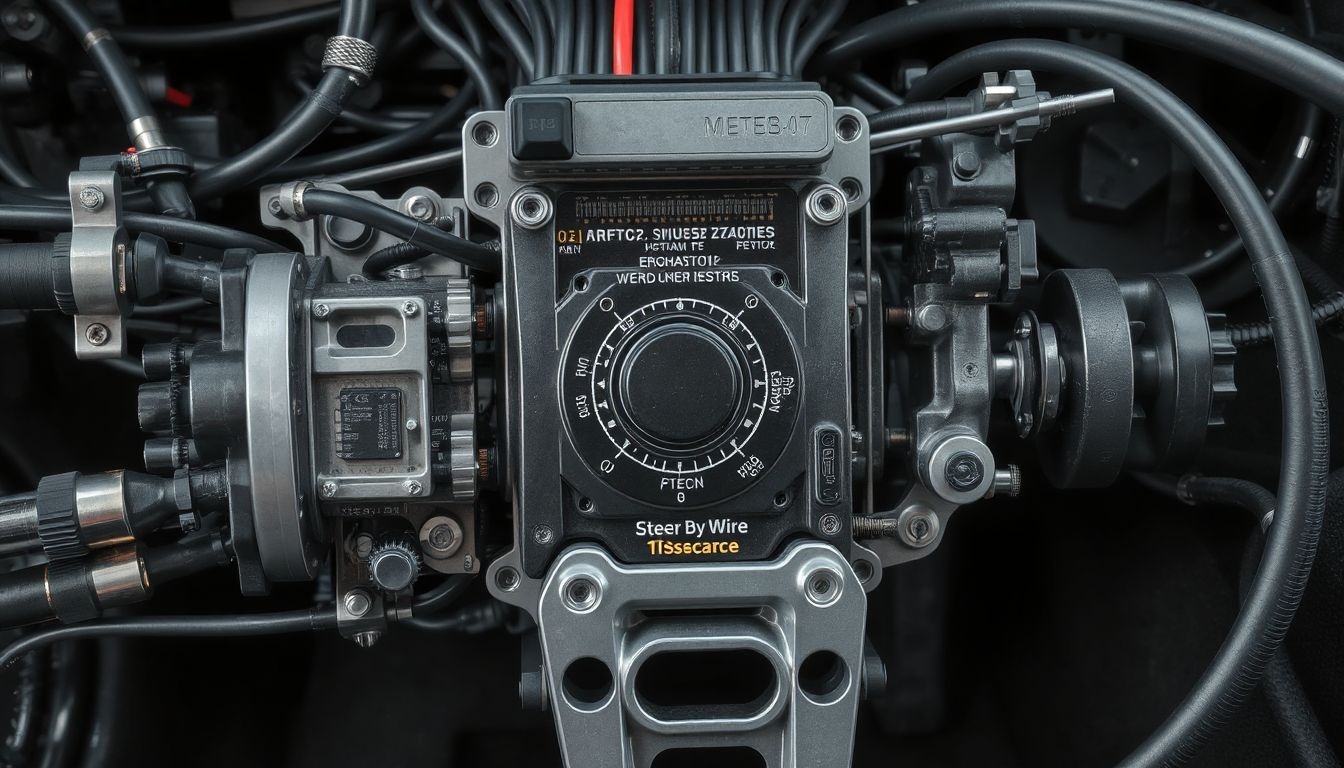 A steer-by-wire rendszerek elektromos jelekkel helyettesítik a mechanikus kapcsolatot.