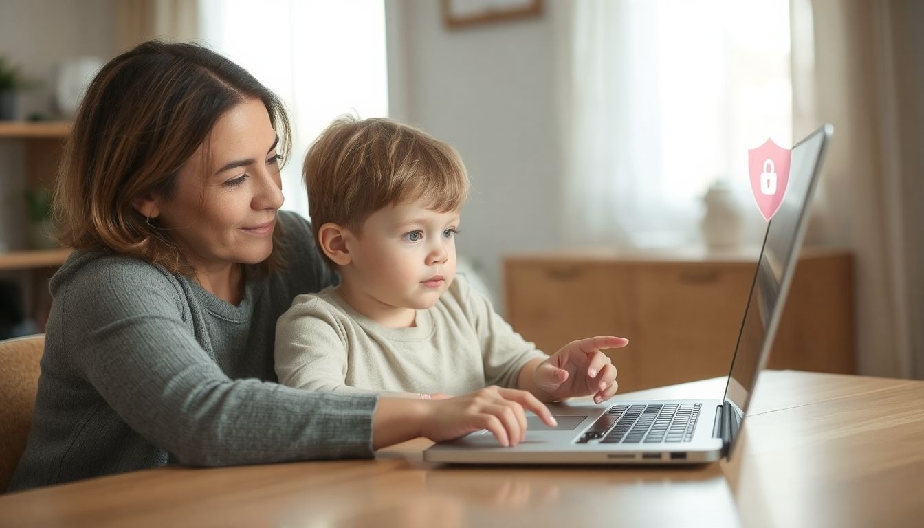A digitális lábnyom tudatos kezelése védi a gyerekek online biztonságát.
