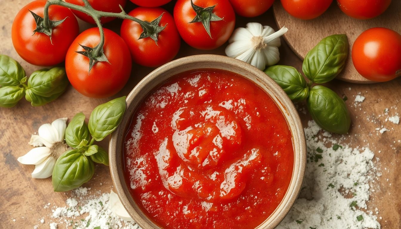 A gluténmentes pizzaszósz lisztmentes, így allergénmentes választás.
