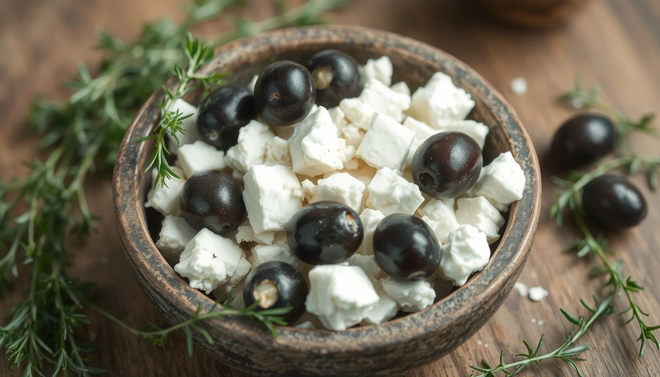 A feta sajt krémessége teszi egyedivé a görög pizzaszószt.