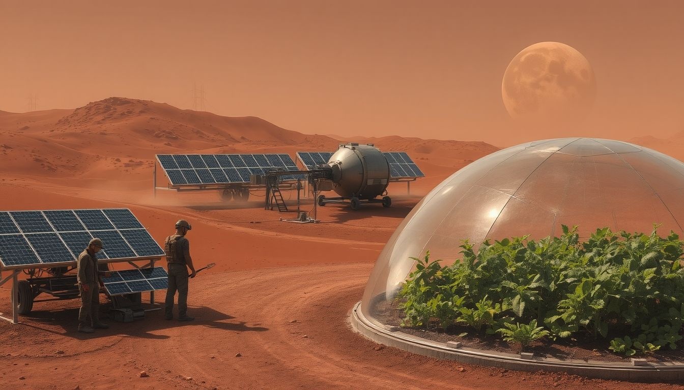 A Mars légkörének átalakítása évtizedes technológiai kihívás.