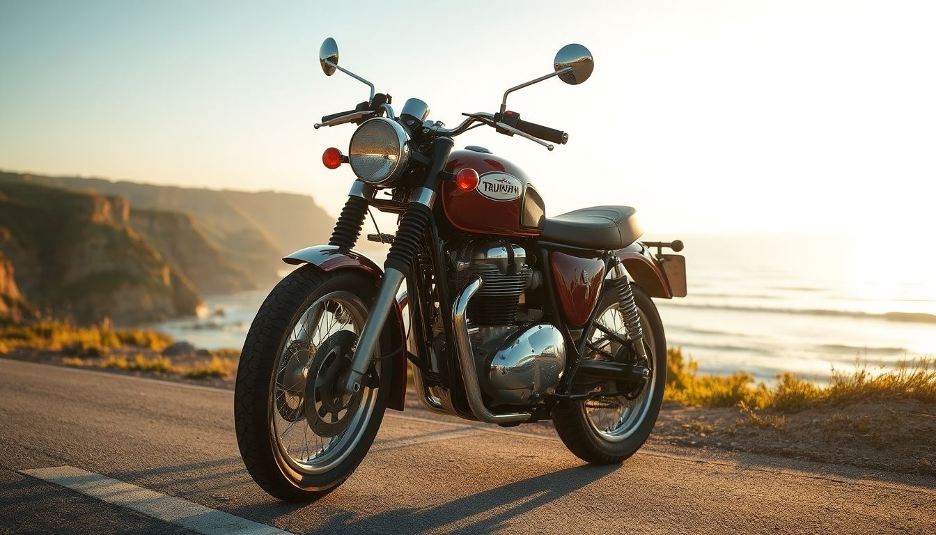 A Triumph Bonneville a brit motorozás örök ikonikus szimbóluma.